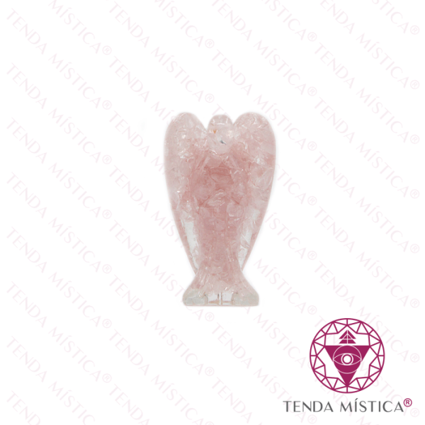 Orgonite Anjo Quartzo Rosa