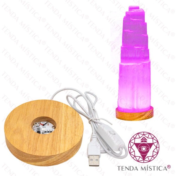Base Redonda LED 10x10x2 cm Col.