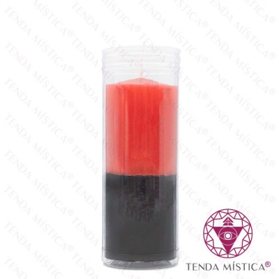 VELAS COPO PLASTICO (VERM/PRETO)