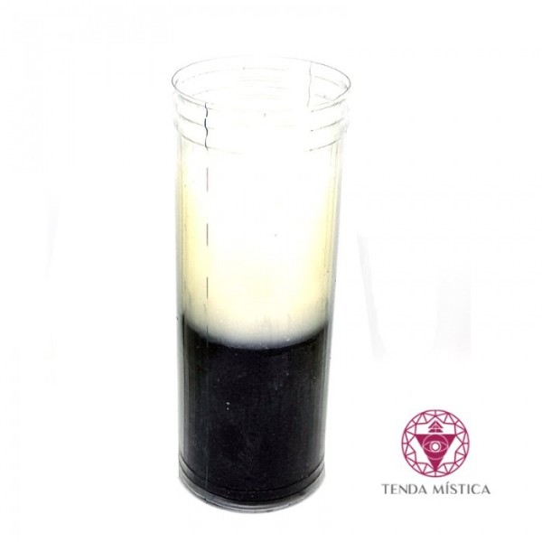 Velas Copo Plástico (Br./Pret.)
