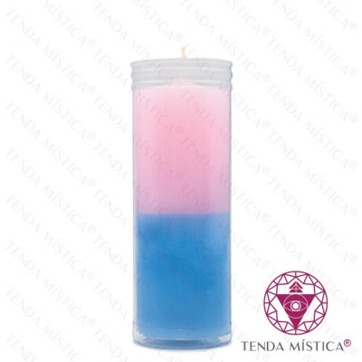 VELAS COPO PLASTICO (azul e ros)