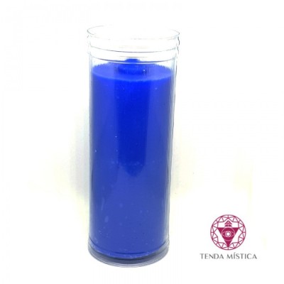 VELAS COPO PLASTICO (AZUL ESCUR)