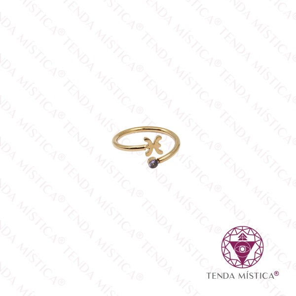 Anel Dourado Peixes