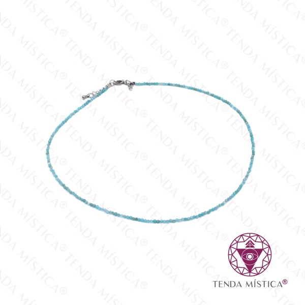 Colar Apatite Multifacetado