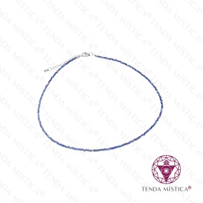 COLAR LÁPIS LAZULI MULTIFACETADO