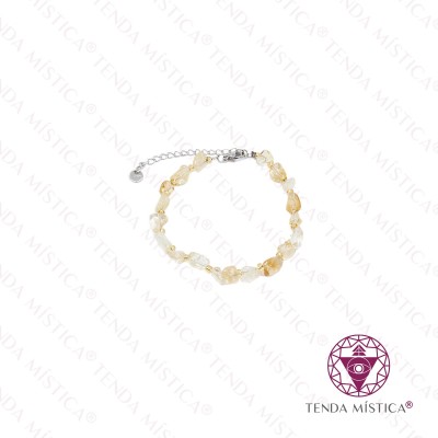 PULSEIRA IRREGULAR CITRINO COM AÇO