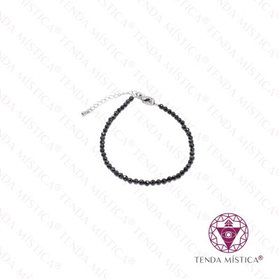 PULSEIRA ONIX MULTIFACETADA AÇO