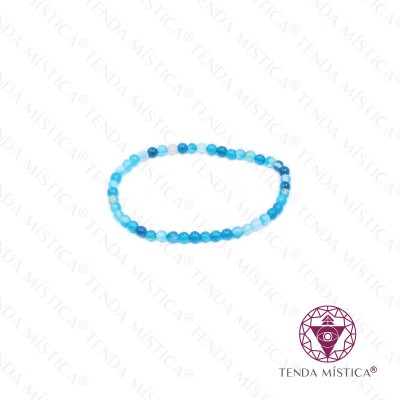 PULSEIRA AGATA AZUL 4MM A