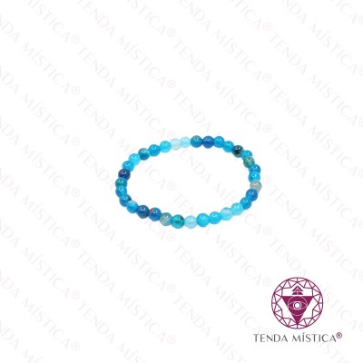PULSEIRA AGATA AZUL 6MM A