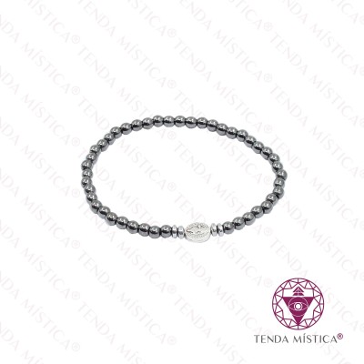 PULSEIRA HEMATITE DISCOS S. BENTO