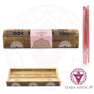 INCENSÁRIO MANDALA ROSAS