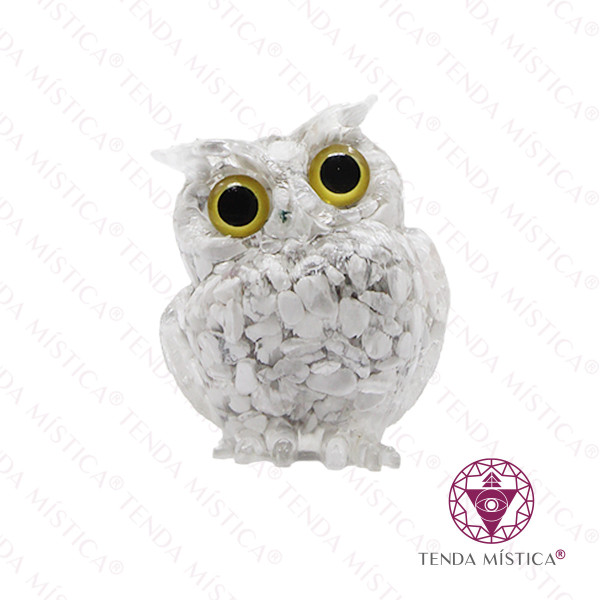 Orgonite Mocho Howlite Branca