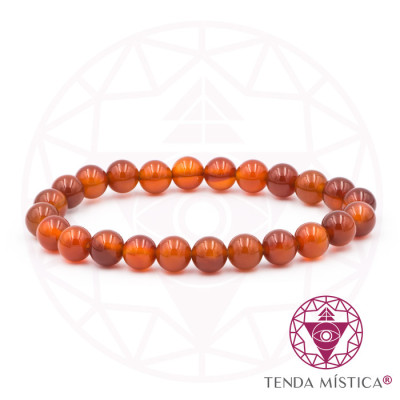 PULSEIRA AGATA FOGO 8MM