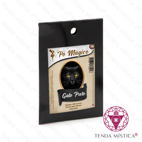 Pó Mágico Gato Preto