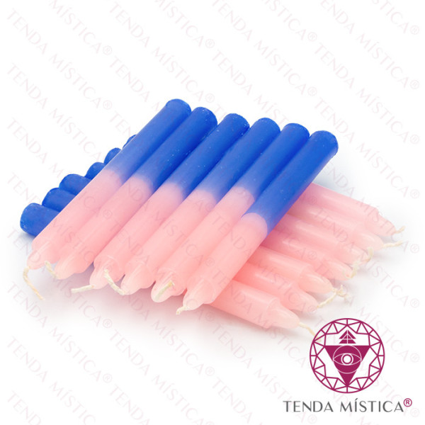 Velas 1Kg Rosa e Azul