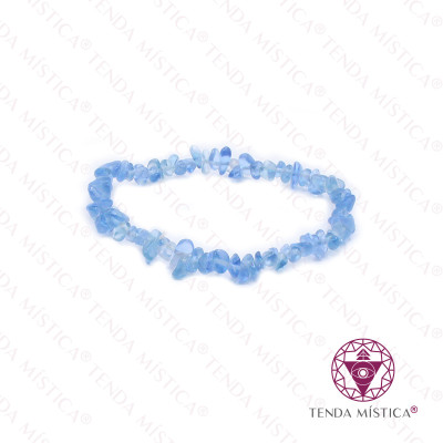 PUlSEIRA ÁGATA AZUL CHIPS