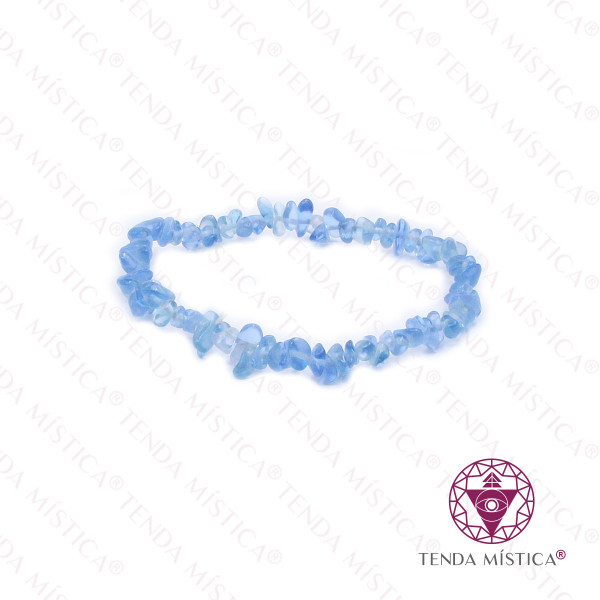 Pulseira Ágata Azul Chips