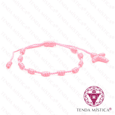 PULSEIRA 10 NÓS ROSA CLARO