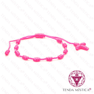 PULSEIRA 10 NÓS ROSA FORTE