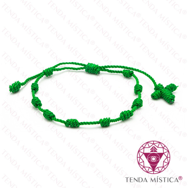 Pulseira 10 Nós Verde