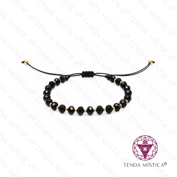 Pulseira Turmalina Multifacetada Ajustável