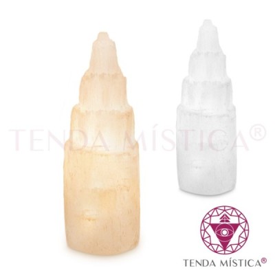 SELENITE CANDEEIRO 30CM