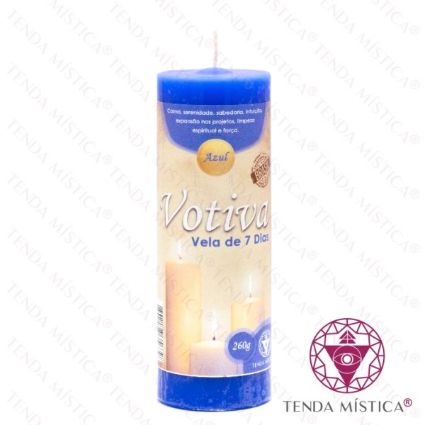 Vela Votiva Azul