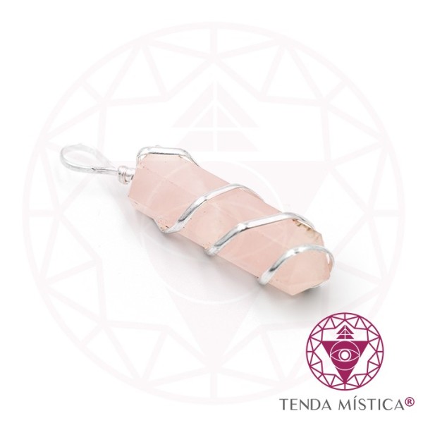 Pendente Espiral Prateada