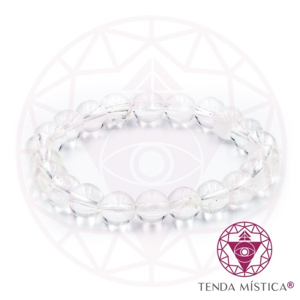 Pulseira Quartzo Cristal - 8mm