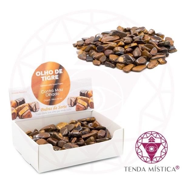 Caixa 250gr Olho De Tigre Irregular