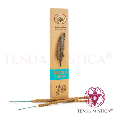 INCENSO NATIVE SOUL ORGÂNICO PALO SANTO & WHITE SAGE