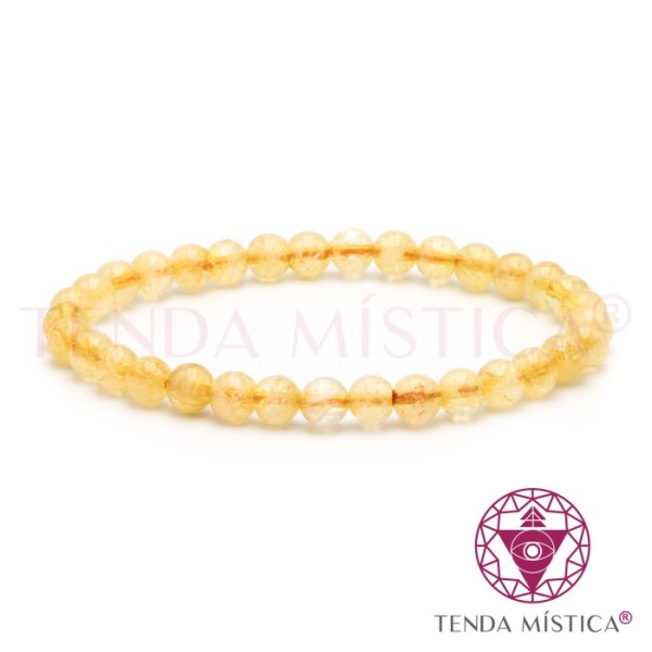 Pulseira Citrino 5mm