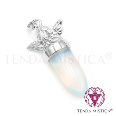 PENDENTE BALA ANJO OPALA