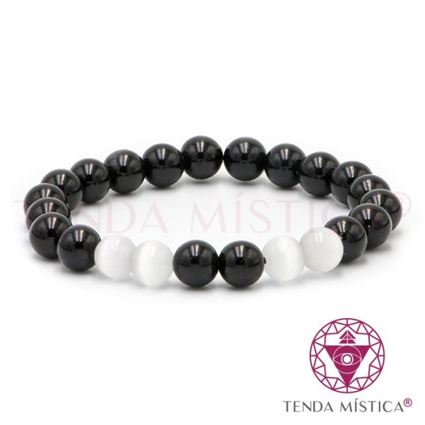 Pulseira Poder da Turmalina e Selenite