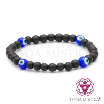 PULSEIRA OLHO TURCO (ÓNIX MATTE)