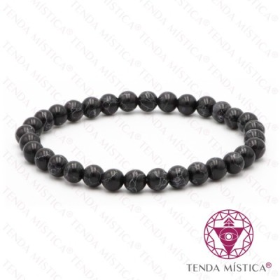 PULSEIRA HOWLITA NEGRA 6MM