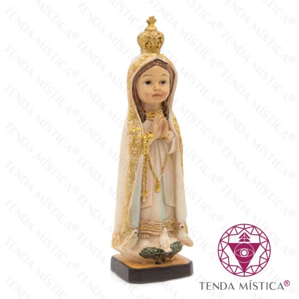 Imagem Virgem de Fatima infantil 13cm