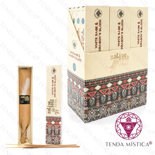 Incenso Native Soul - White Sage e Dragon's Blood