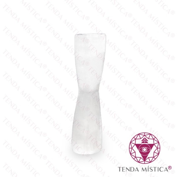 Selenite Castiçal - vela pequena