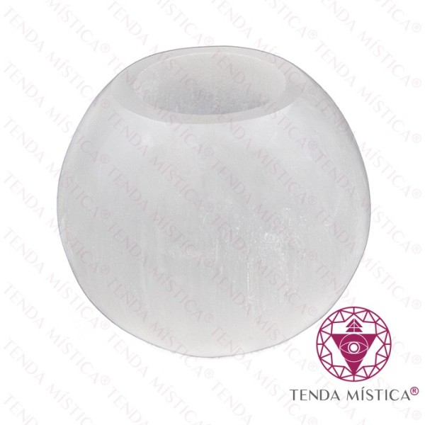 Selenite Castiçal 8cm