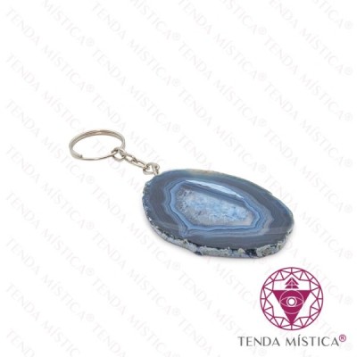 PORTA CHAVES CHAPA AGATA AZUL