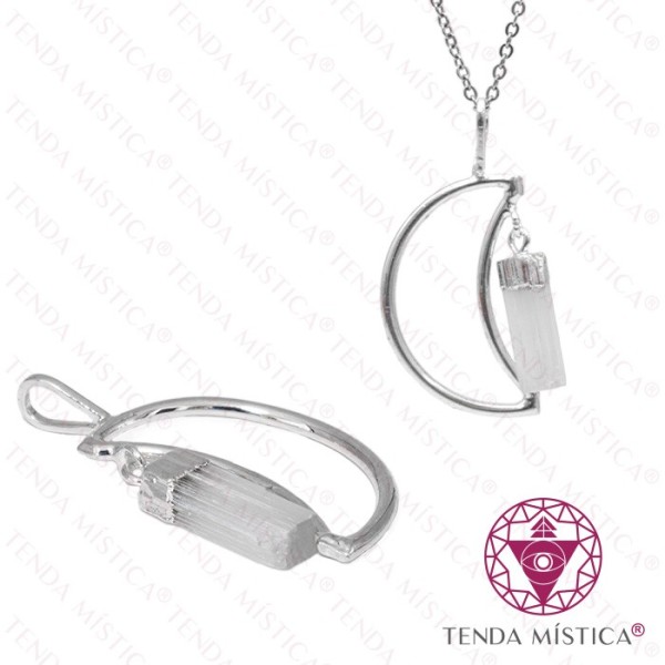 Pendente Selenite Lua