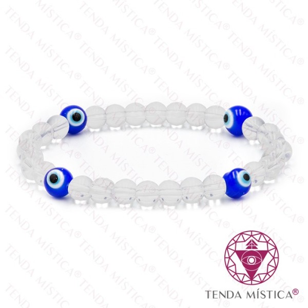 Pulseira Proteção Olho Turco e Fumado