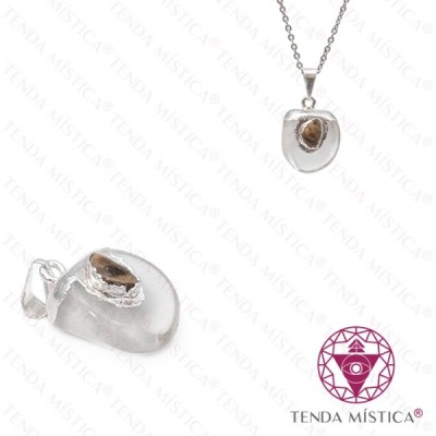 PENDENTE Q. CRISTAL ROLADO C/ O.TIGRE