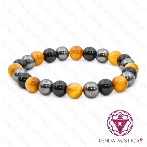 Pulseira Proteção 3 Poderes - Fortuna 8mm