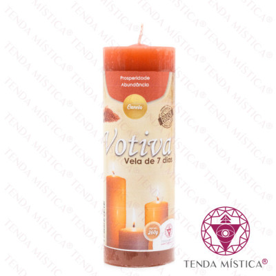 VELA VOTIVA CANELA
