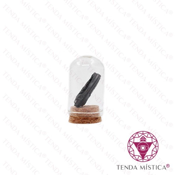 Frasco de Vidro Turmalina Negra